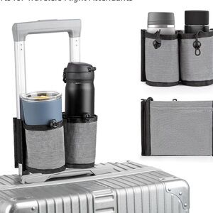 Luggage Travel Cup Holder in Gray
